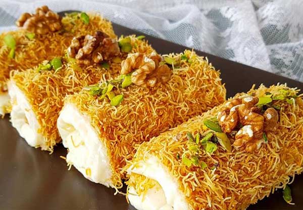 لقمه پنیری کادایفی