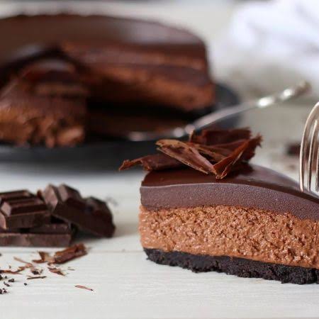 چیز کیک شکلاتی