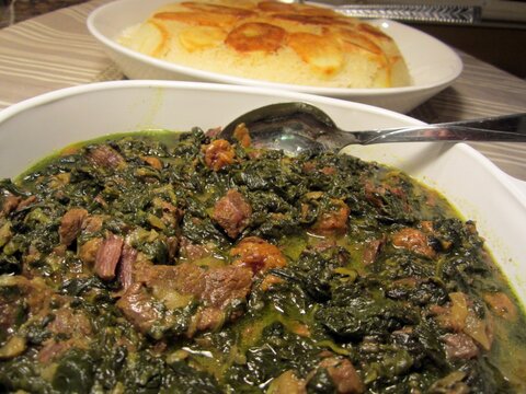 خورشت اسفناج مصری