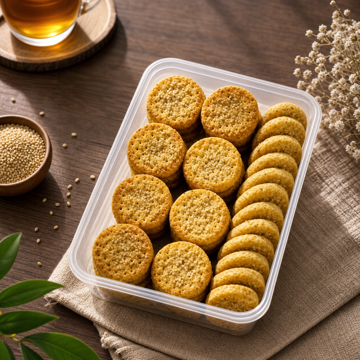 بیسکوییت خانگی شور 300 گرم